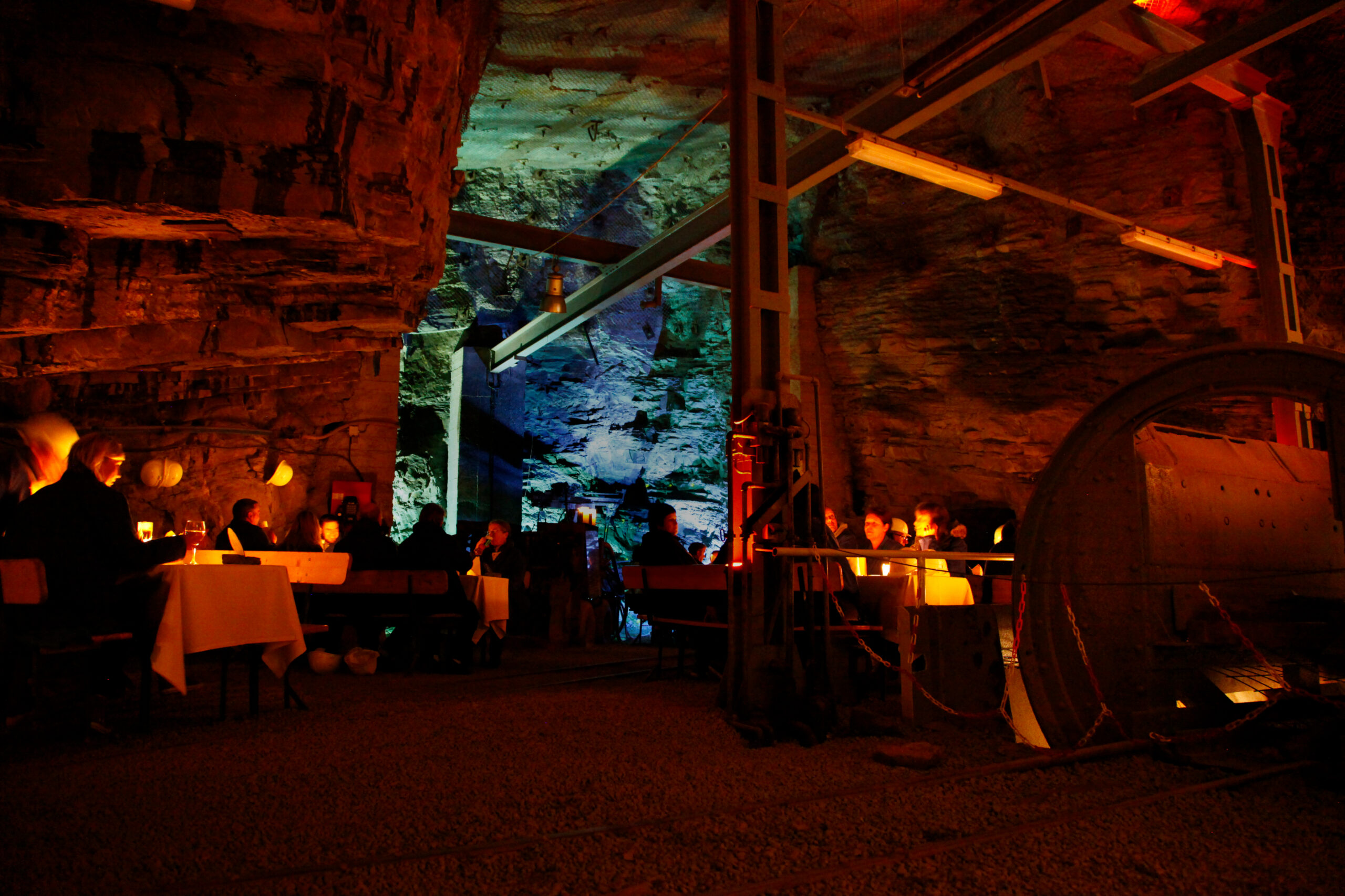 Impression Dinner unter Tage im Sauerland